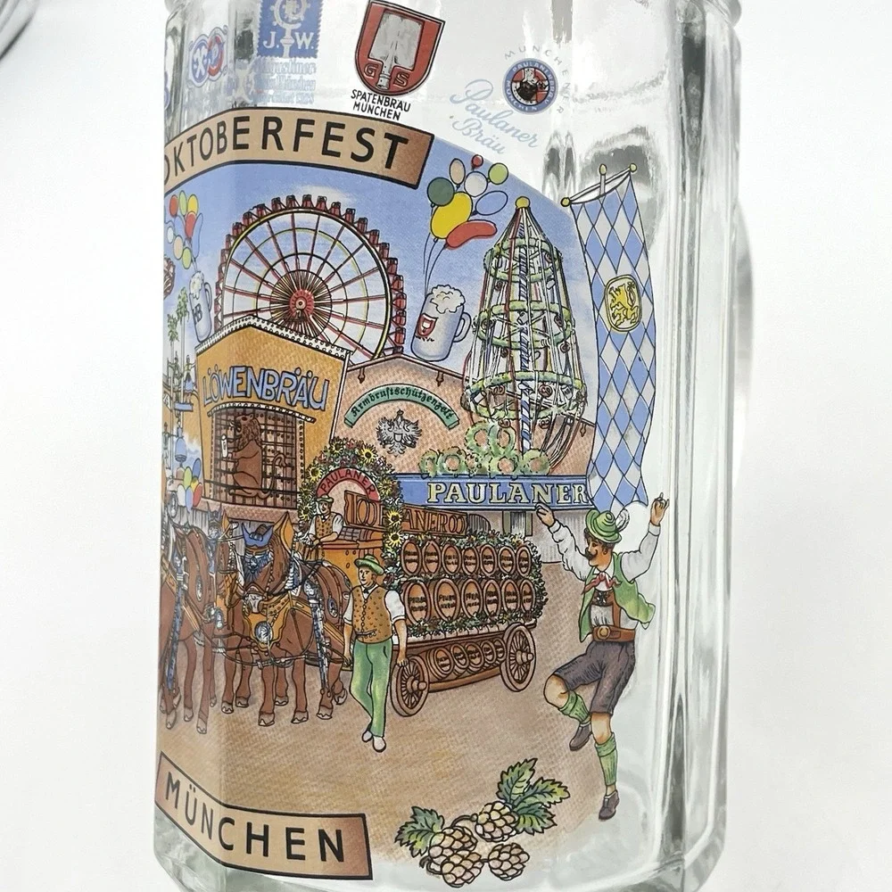 Vtg Oktoberfest München Beer Stein 8